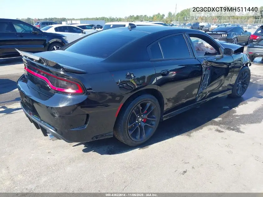 2C3CDXCT9MH511440 2021 Dodge Charger R/T Rwd