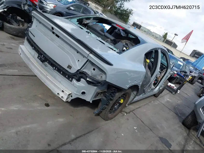 2C3CDXGJ7MH620715 2021 Dodge Charger Scat Pack Widebody Rwd