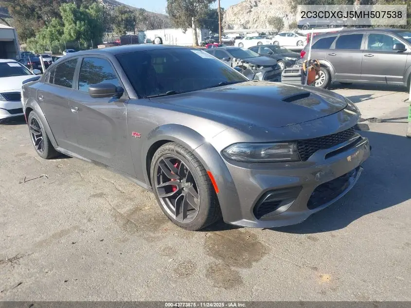 2C3CDXGJ5MH507538 2021 Dodge Charger Scat Pack Widebody Rwd