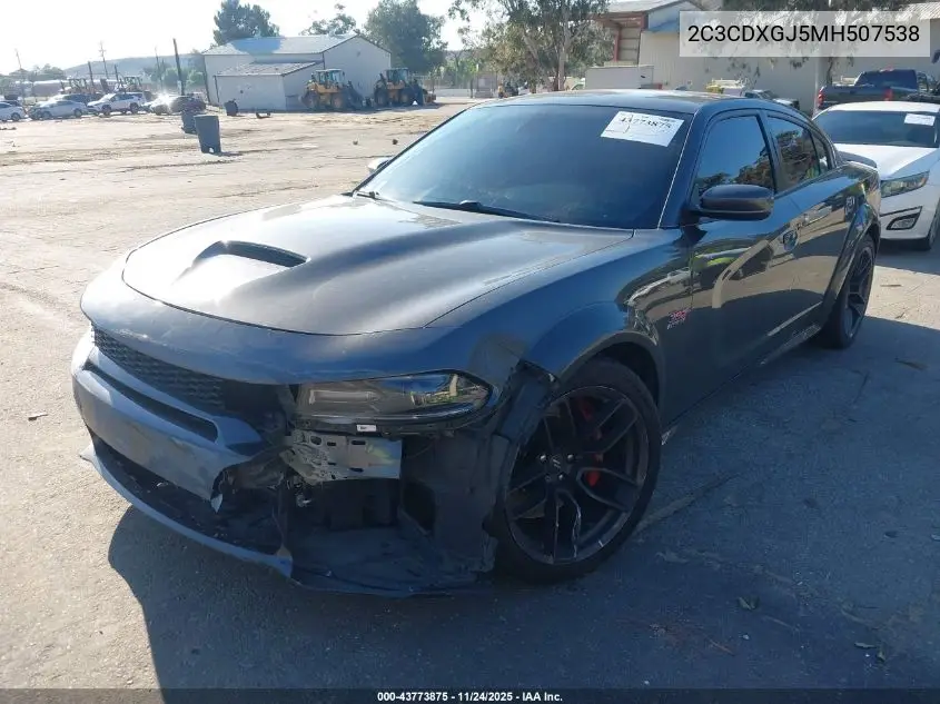 2C3CDXGJ5MH507538 2021 Dodge Charger Scat Pack Widebody Rwd