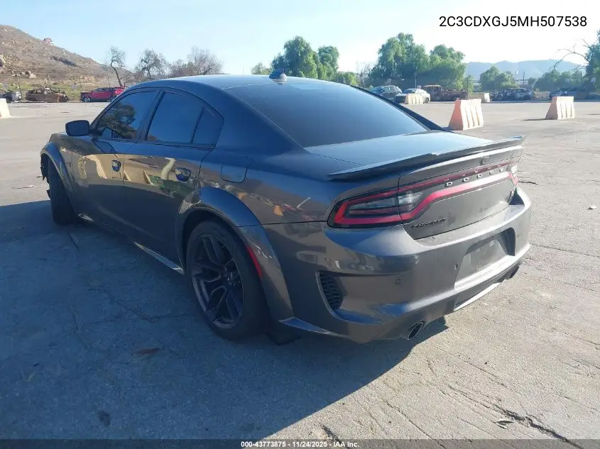 2C3CDXGJ5MH507538 2021 Dodge Charger Scat Pack Widebody Rwd