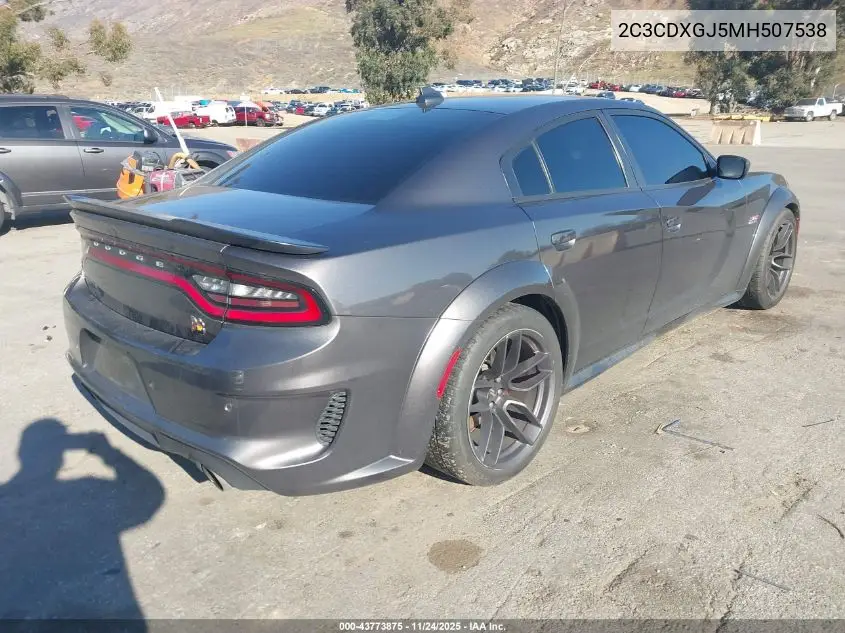 2C3CDXGJ5MH507538 2021 Dodge Charger Scat Pack Widebody Rwd