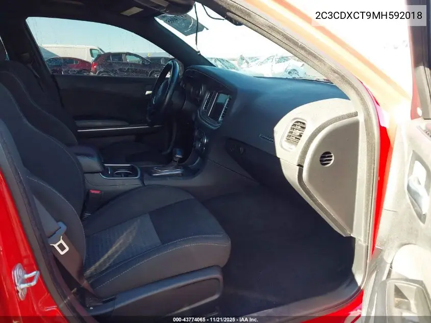2C3CDXCT9MH592018 2021 Dodge Charger R/T Rwd