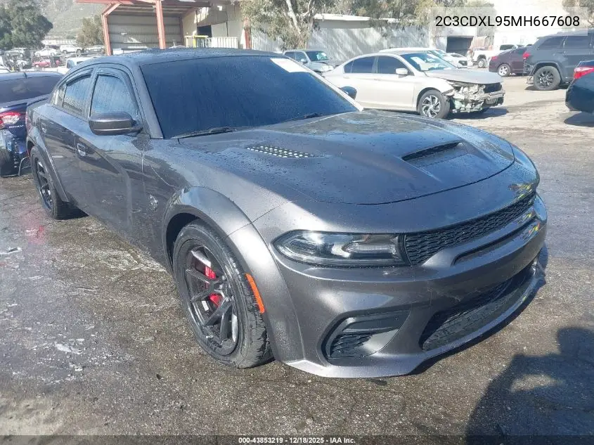 2C3CDXL95MH667608 2021 Dodge Charger Srt Hellcat Redeye Widebody Rwd