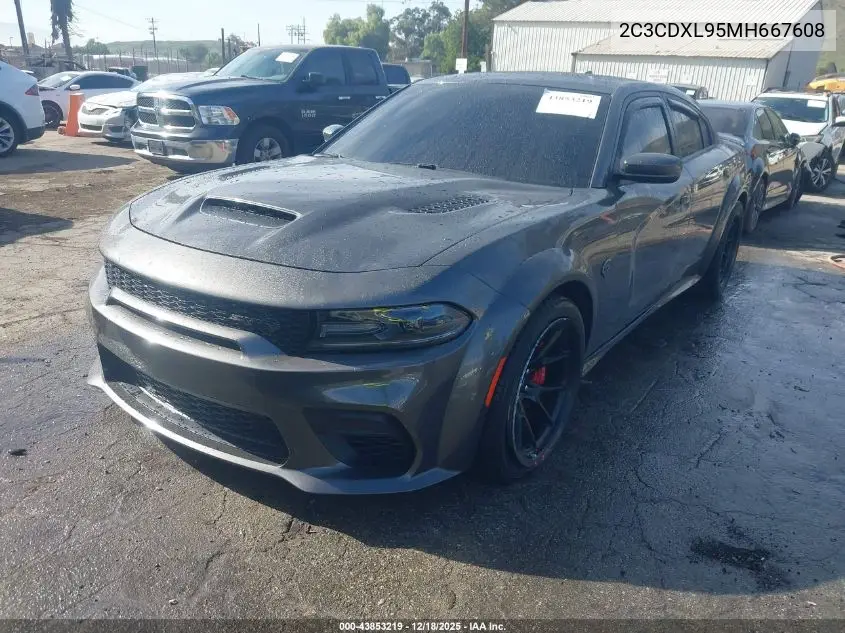 2C3CDXL95MH667608 2021 Dodge Charger Srt Hellcat Redeye Widebody Rwd