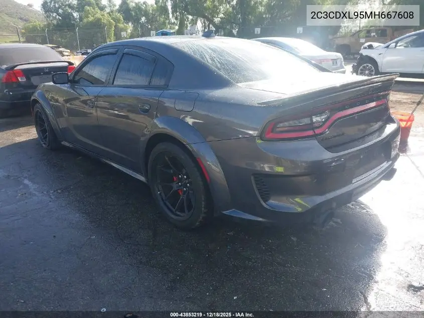 2C3CDXL95MH667608 2021 Dodge Charger Srt Hellcat Redeye Widebody Rwd