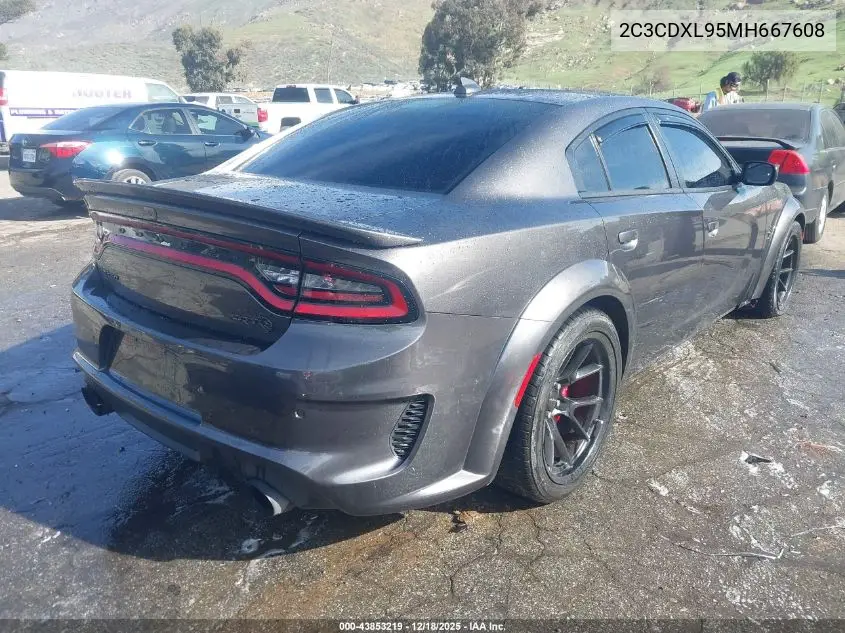 2C3CDXL95MH667608 2021 Dodge Charger Srt Hellcat Redeye Widebody Rwd