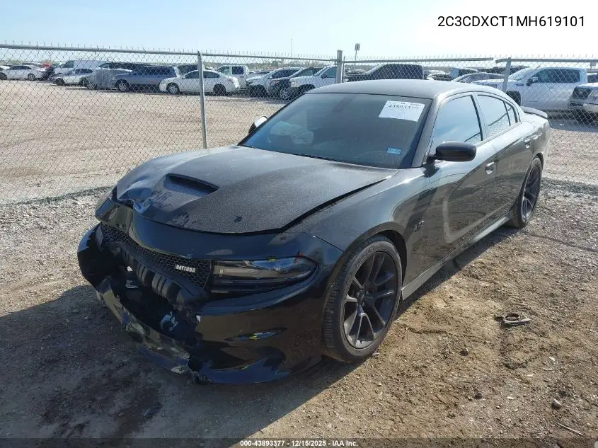 2C3CDXCT1MH619101 2021 Dodge Charger R/T Rwd