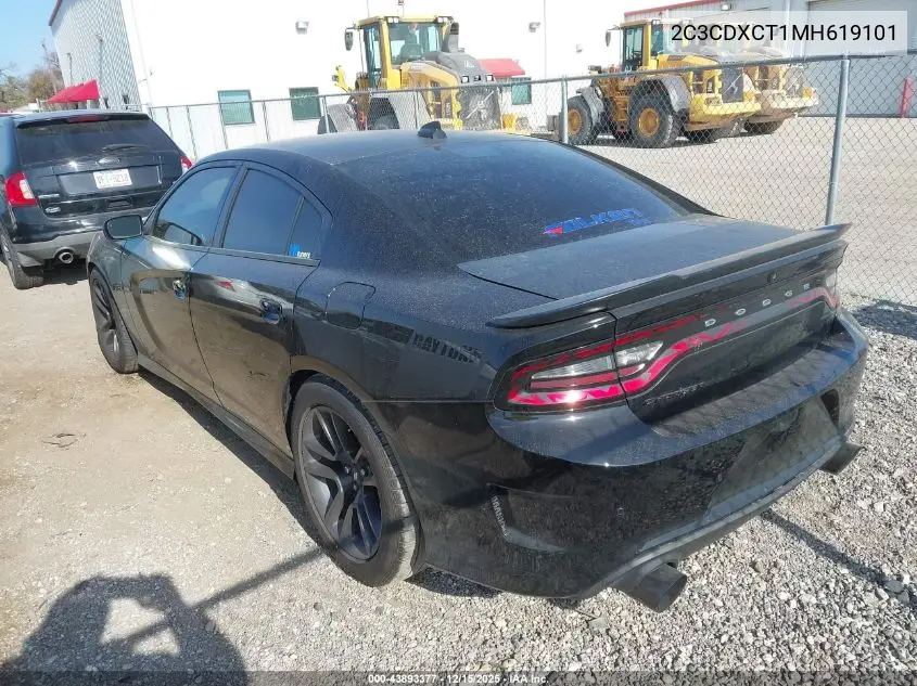 2C3CDXCT1MH619101 2021 Dodge Charger R/T Rwd