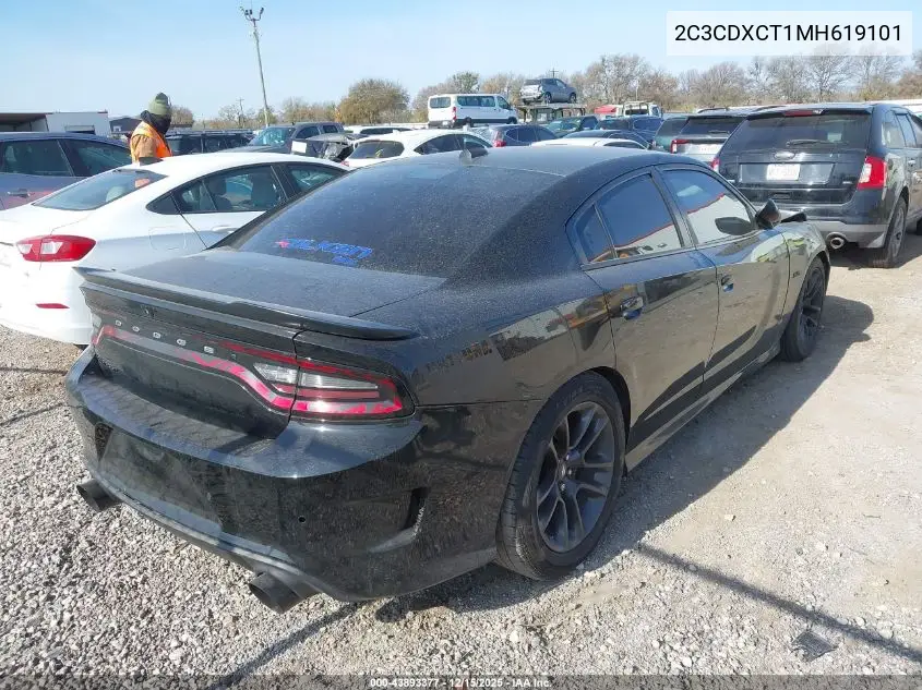 2C3CDXCT1MH619101 2021 Dodge Charger R/T Rwd