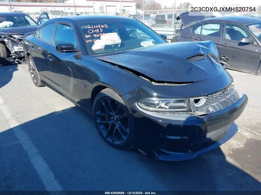 2C3CDXGJXMH520754 2021 Dodge Charger Scat Pack Rwd