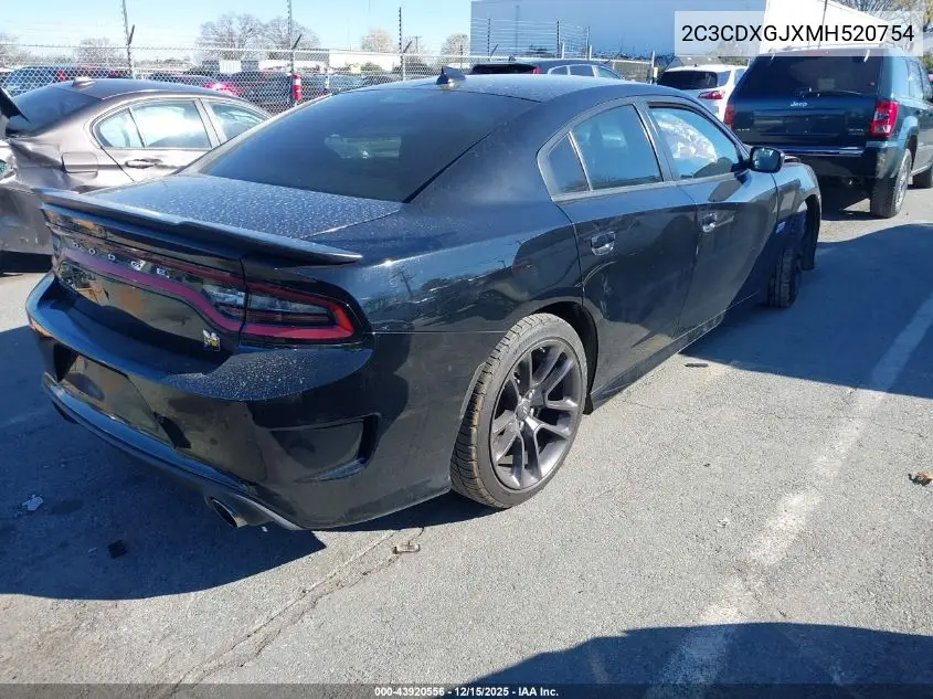 2C3CDXGJXMH520754 2021 Dodge Charger Scat Pack Rwd