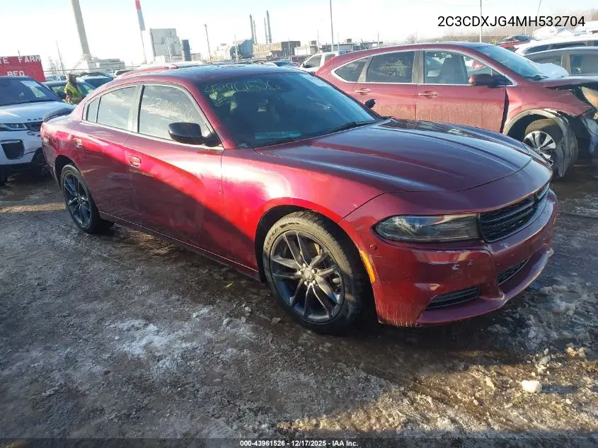 2C3CDXJG4MH532704 2021 Dodge Charger Sxt Awd