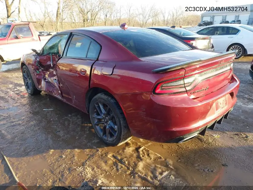 2C3CDXJG4MH532704 2021 Dodge Charger Sxt Awd