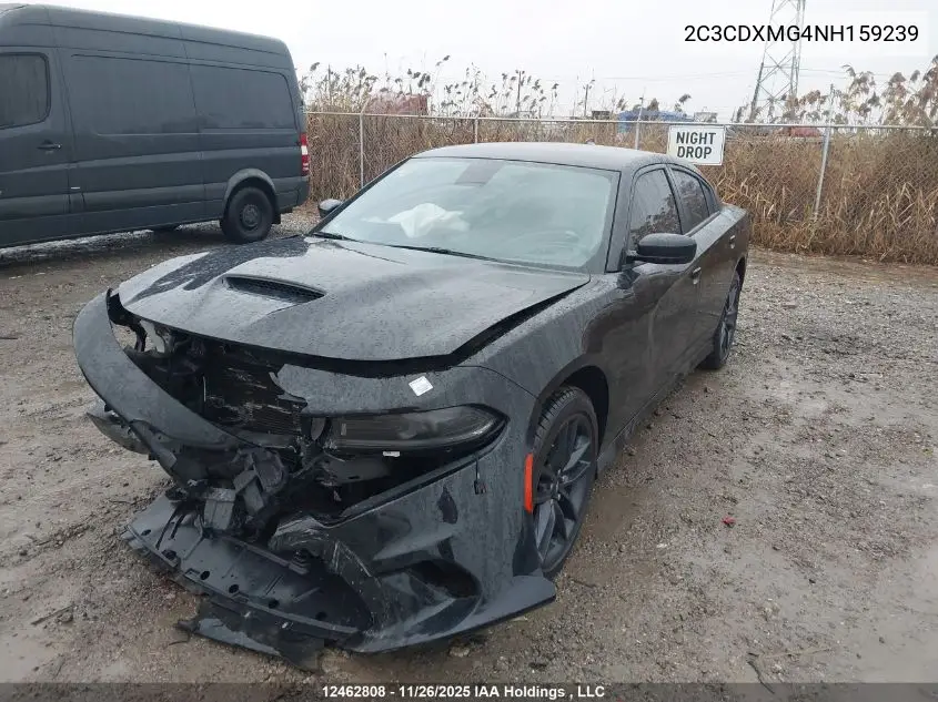 2C3CDXMG4NH159239 2022 Dodge Charger Gt Awd