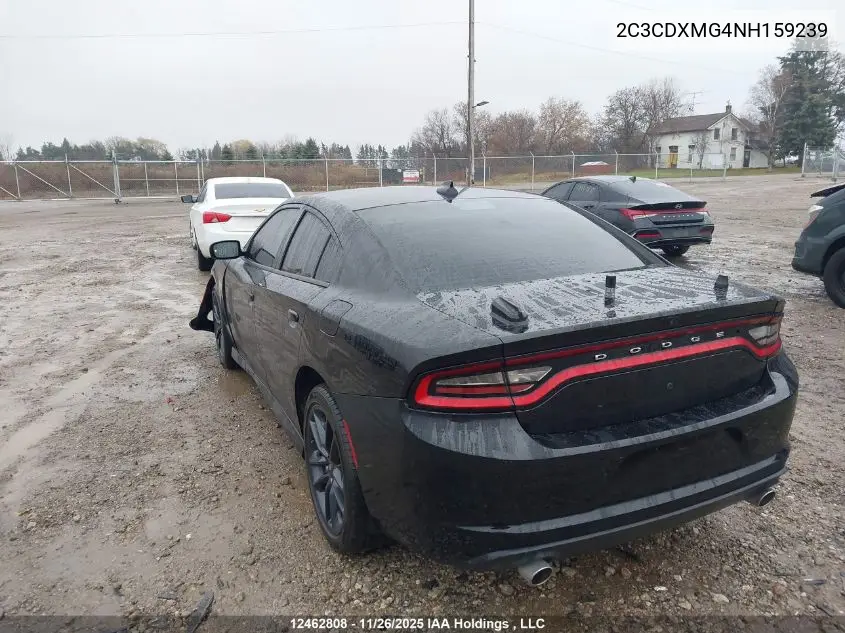 2C3CDXMG4NH159239 2022 Dodge Charger Gt Awd