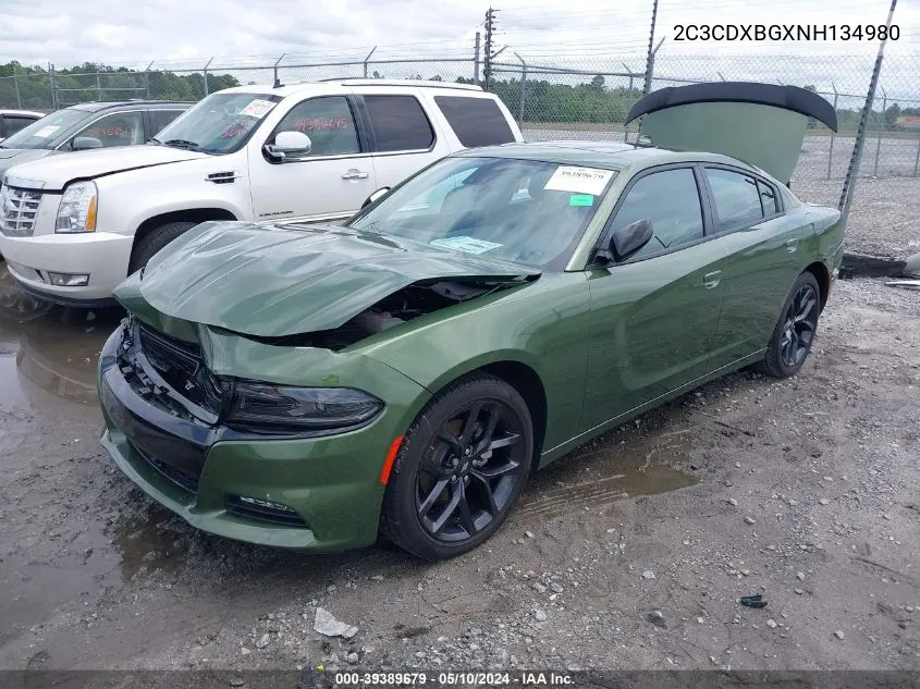 2C3CDXBGXNH134980 2022 Dodge Charger Sxt Rwd