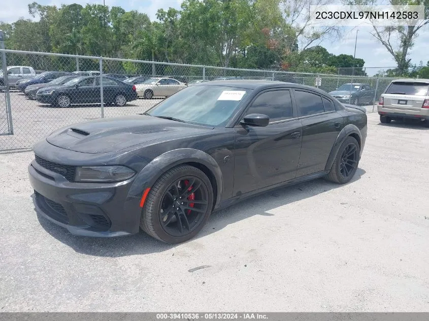 2C3CDXL97NH142583 2022 Dodge Charger Srt Hellcat Widebody