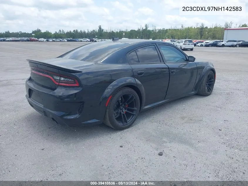 2C3CDXL97NH142583 2022 Dodge Charger Srt Hellcat Widebody