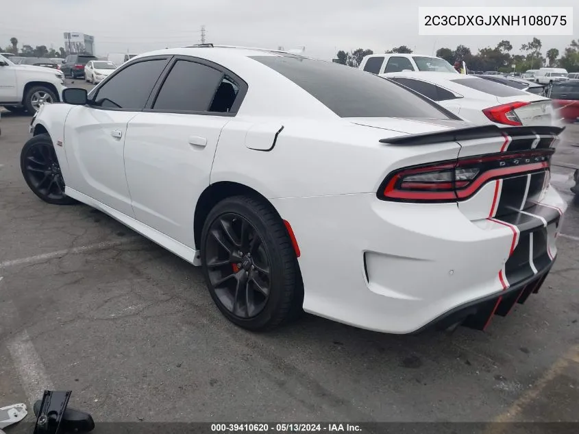 2022 Dodge Charger Scat Pack VIN: 2C3CDXGJXNH108075 Lot: 39410620