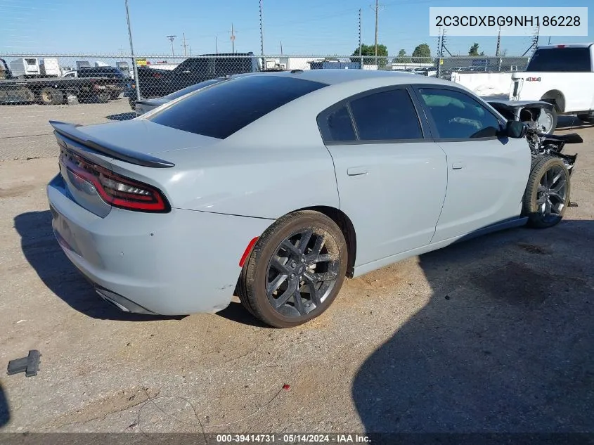 2C3CDXBG9NH186228 2022 Dodge Charger Sxt Rwd