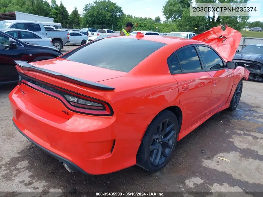 2022 Dodge Charger R/T VIN: 2C3CDXCT9NH235374 Lot: 39435990