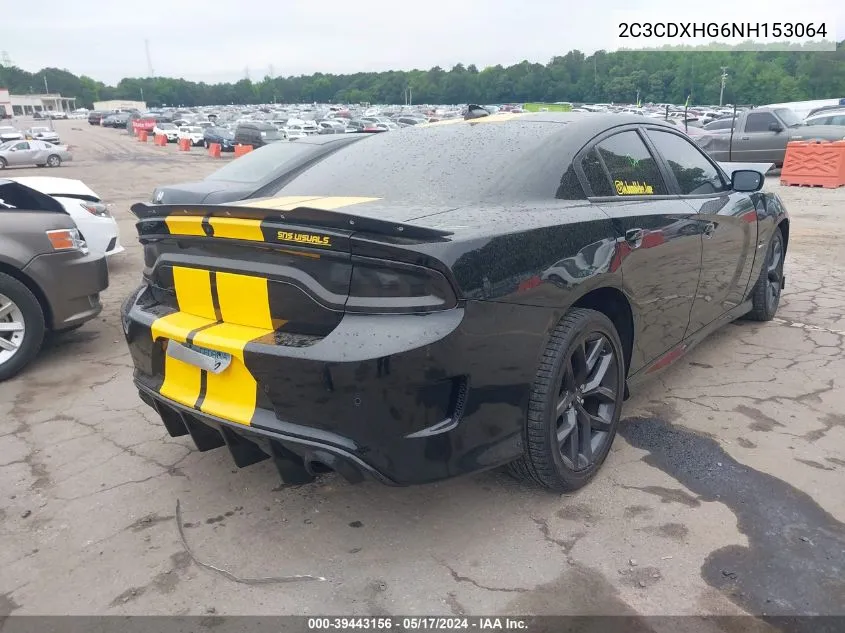 2C3CDXHG6NH153064 2022 Dodge Charger Gt Rwd