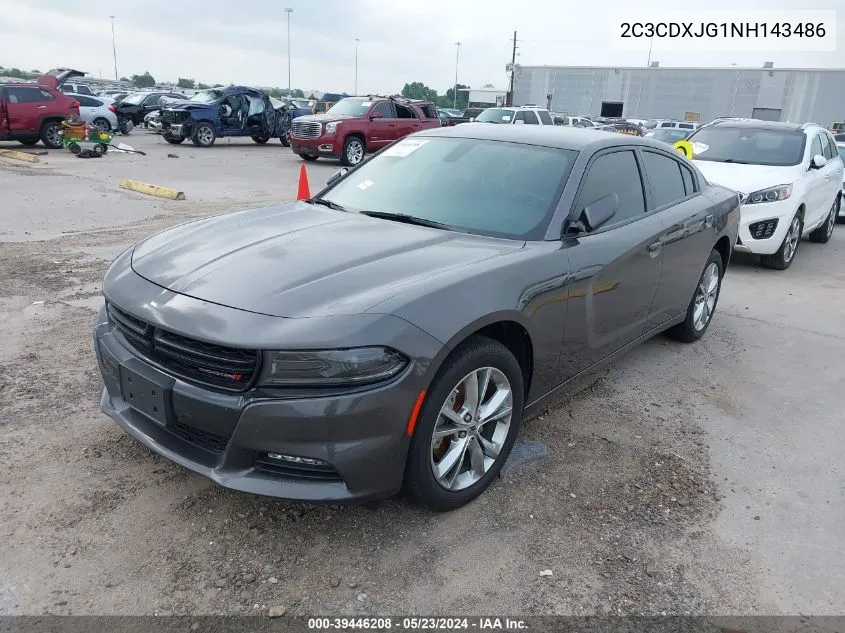 2C3CDXJG1NH143486 2022 Dodge Charger Sxt Awd