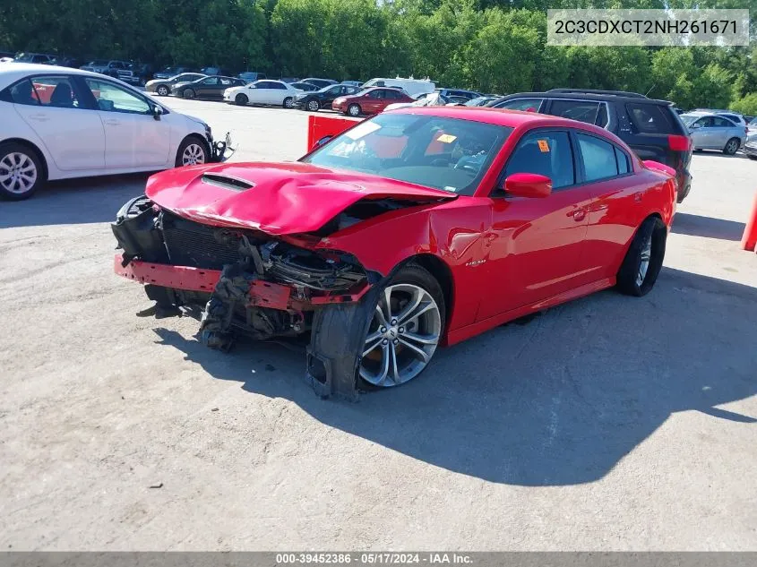 2022 Dodge Charger R/T VIN: 2C3CDXCT2NH261671 Lot: 39452386