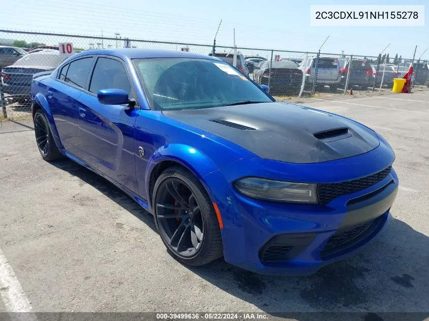 2C3CDXL91NH155278 2022 Dodge Charger Srt Hellcat Widebody