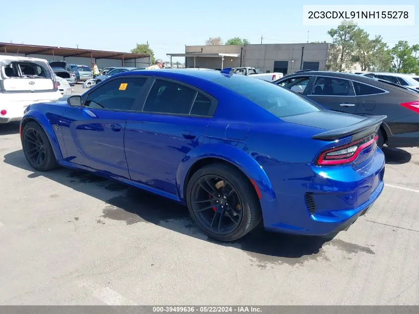 2C3CDXL91NH155278 2022 Dodge Charger Srt Hellcat Widebody