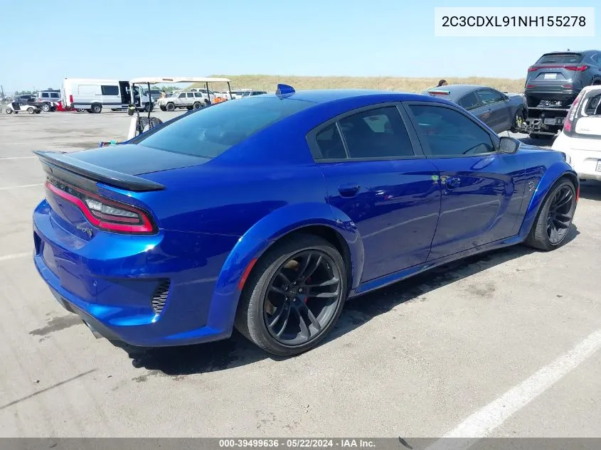 2C3CDXL91NH155278 2022 Dodge Charger Srt Hellcat Widebody