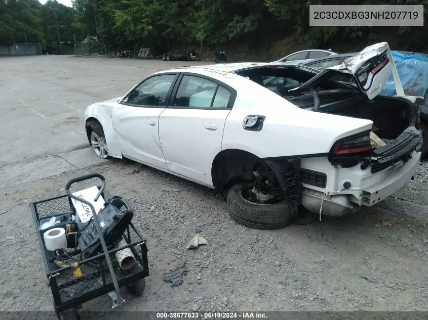 2022 Dodge Charger Sxt Rwd VIN: 2C3CDXBG3NH207719 Lot: 39677833