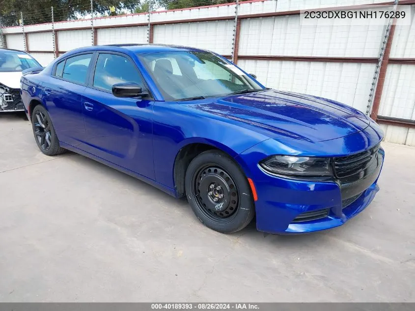 2C3CDXBG1NH176289 2022 Dodge Charger Sxt Rwd