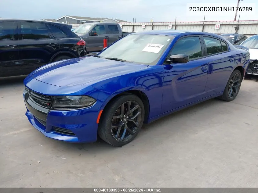 2C3CDXBG1NH176289 2022 Dodge Charger Sxt Rwd