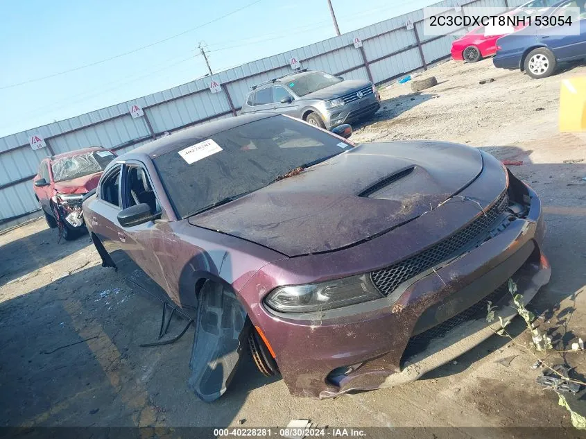 2022 Dodge Charger R/T VIN: 2C3CDXCT8NH153054 Lot: 40228281