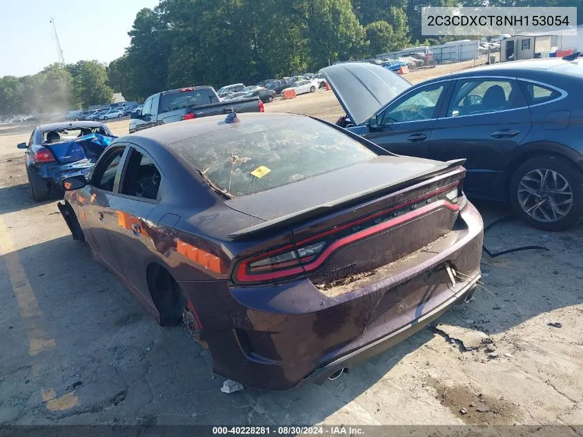 2022 Dodge Charger R/T VIN: 2C3CDXCT8NH153054 Lot: 40228281