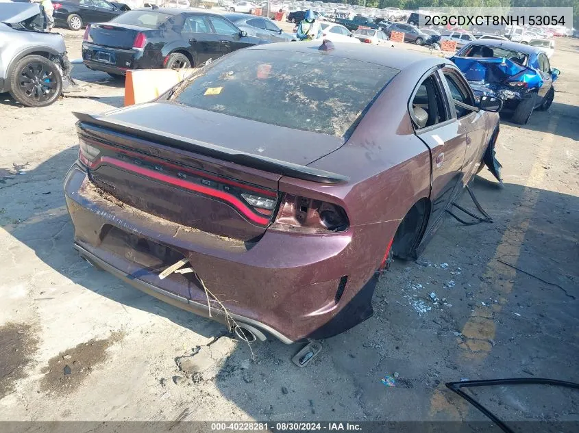 2022 Dodge Charger R/T VIN: 2C3CDXCT8NH153054 Lot: 40228281