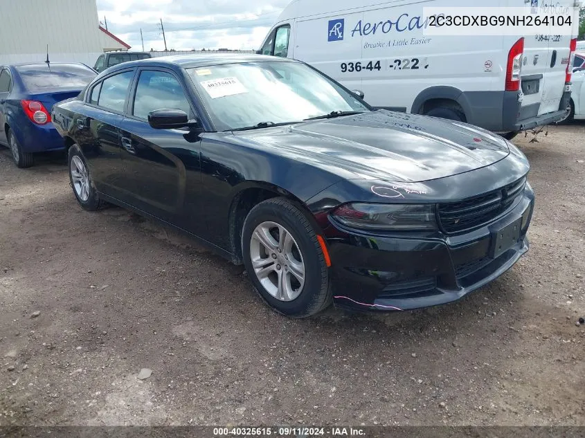 2C3CDXBG9NH264104 2022 Dodge Charger Sxt Rwd