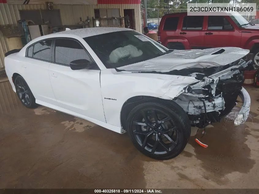 2022 Dodge Charger R/T VIN: 2C3CDXCTXNH186069 Lot: 40325818