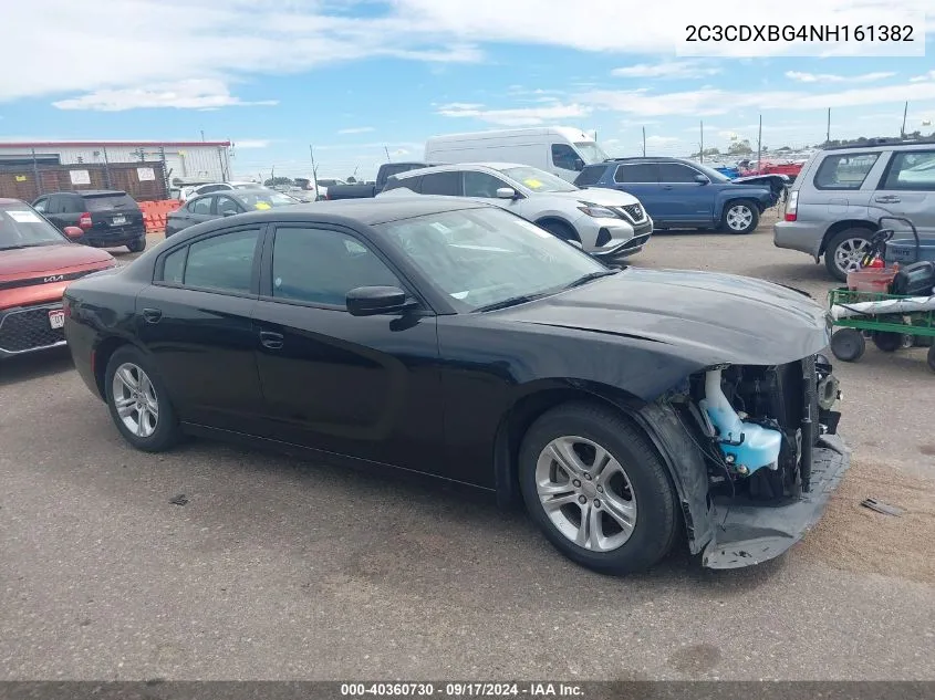 2022 Dodge Charger Sxt Rwd VIN: 2C3CDXBG4NH161382 Lot: 40360730