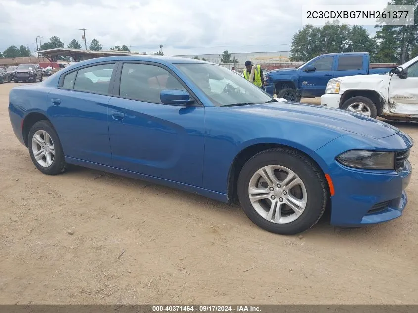 2C3CDXBG7NH261377 2022 Dodge Charger Sxt Rwd