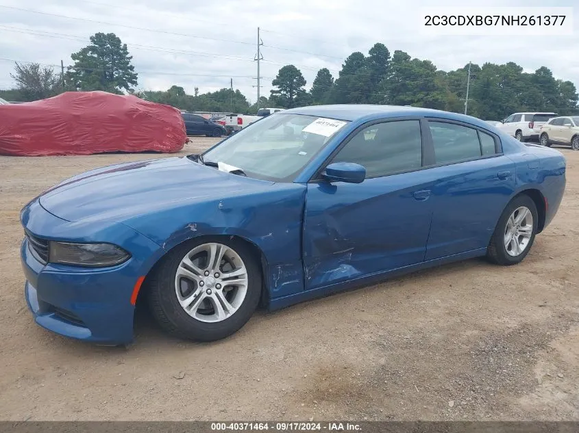 2C3CDXBG7NH261377 2022 Dodge Charger Sxt Rwd