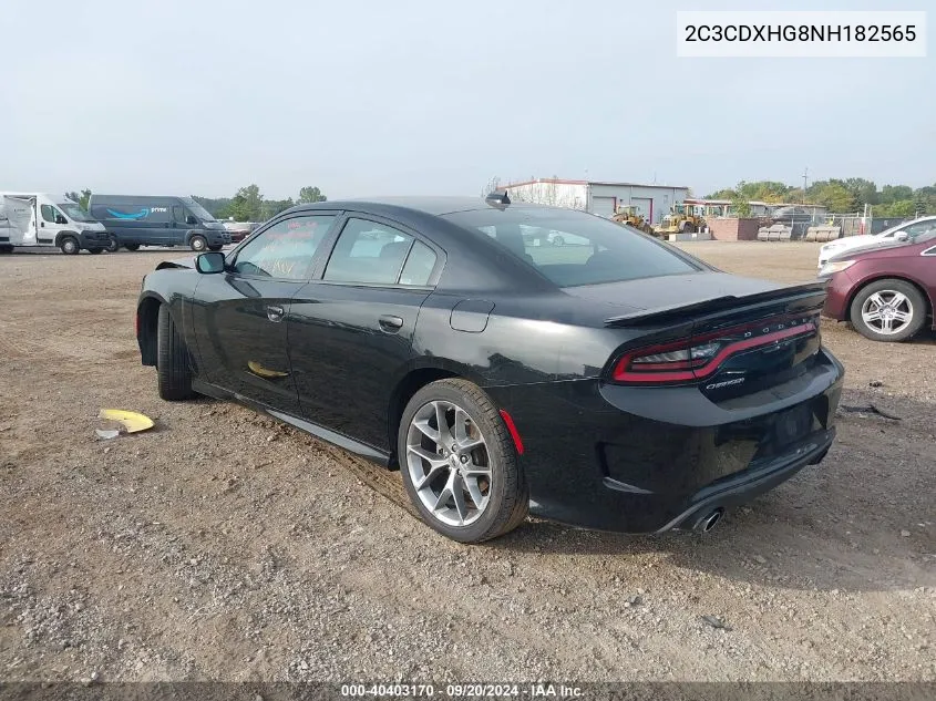 2C3CDXHG8NH182565 2022 Dodge Charger Gt Rwd