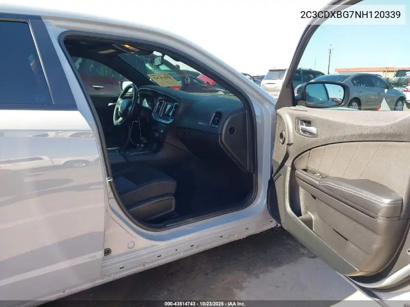 2C3CDXBG7NH120339 2022 Dodge Charger Sxt Rwd