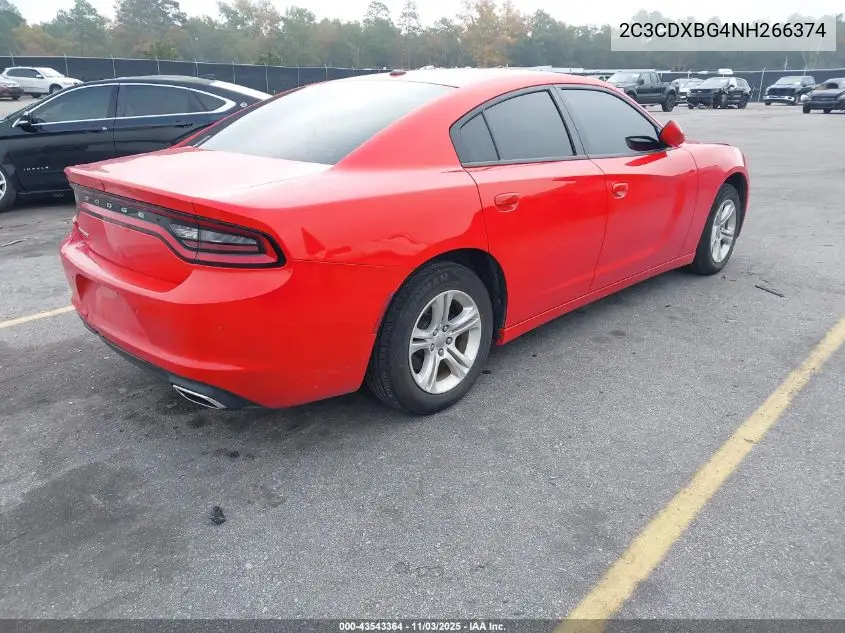 2C3CDXBG4NH266374 2022 Dodge Charger Sxt Rwd