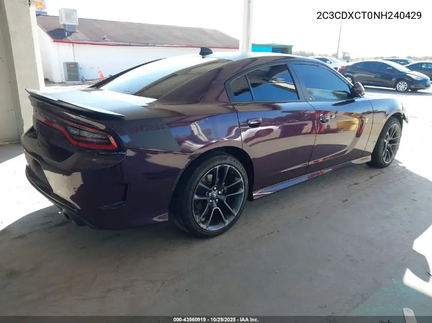2C3CDXCT0NH240429 2022 Dodge Charger R/T