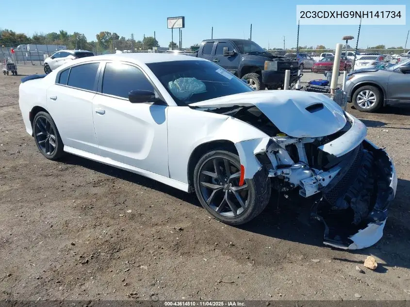 2C3CDXHG9NH141734 2022 Dodge Charger Gt Rwd