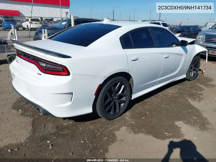 2C3CDXHG9NH141734 2022 Dodge Charger Gt Rwd