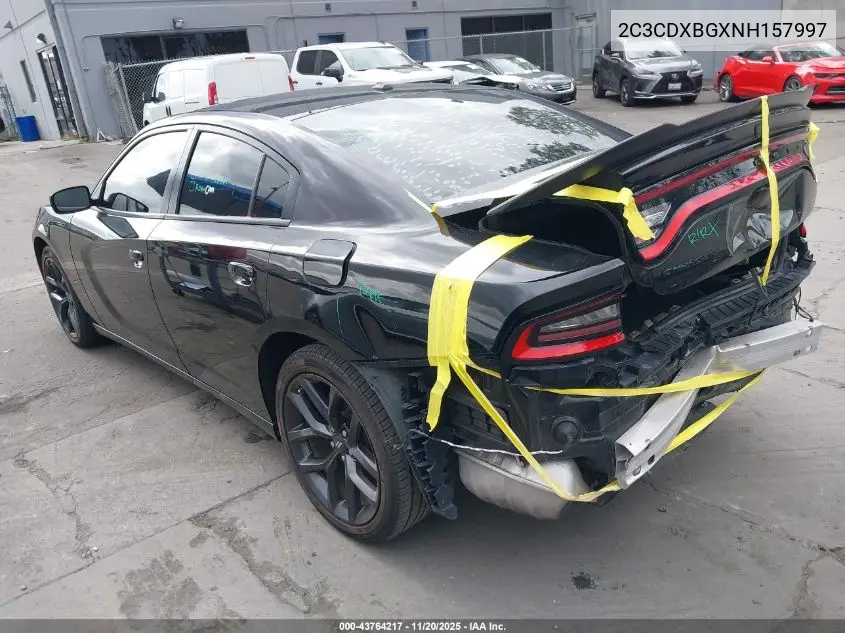 2C3CDXBGXNH157997 2022 Dodge Charger Sxt Rwd